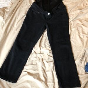 Abercrombie & Fitch the ankle straight maternity jeans